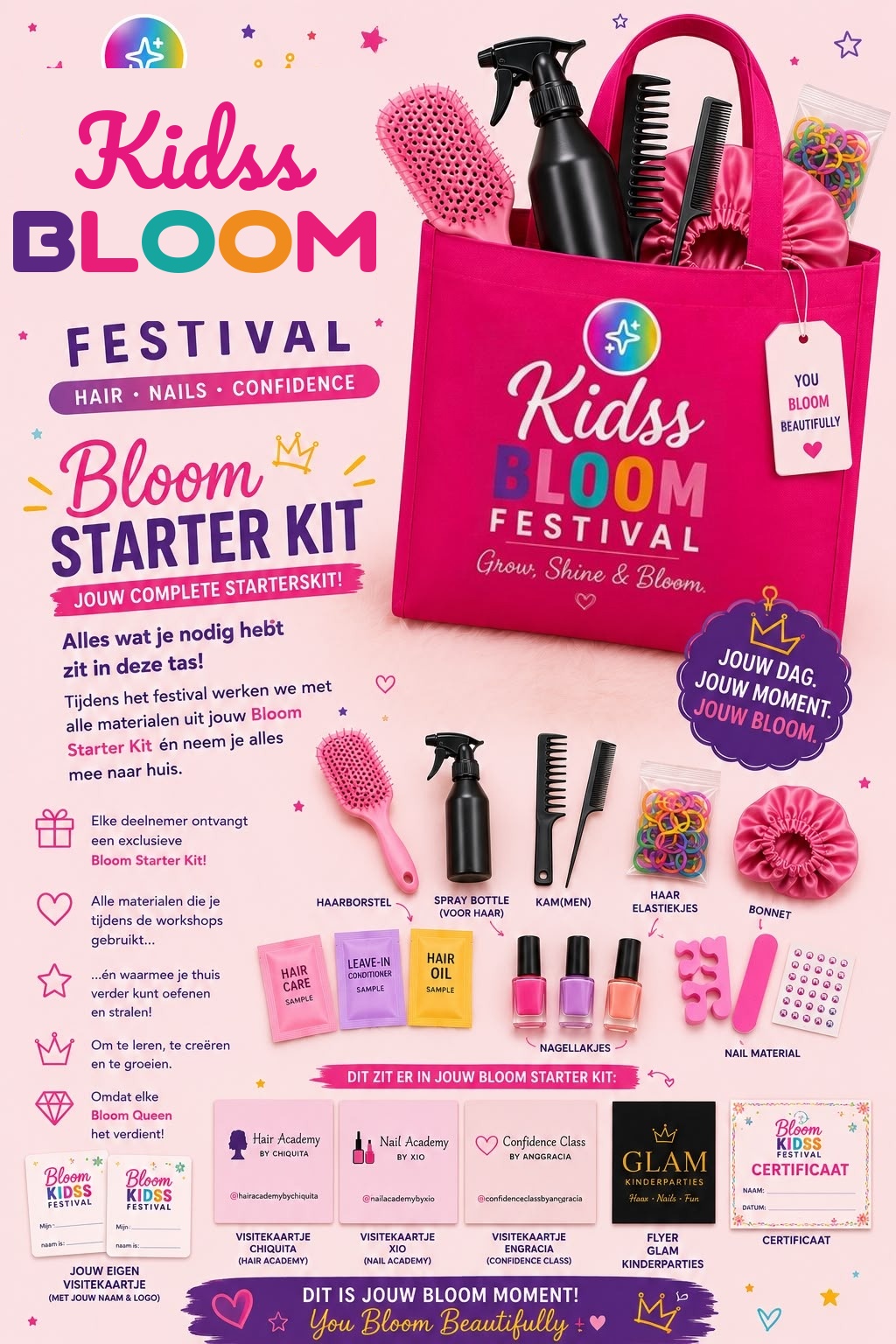 Kidss Bloom Festival goodiebag